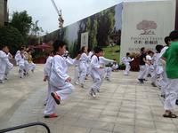 保利梧桐语活动图跆拳道现场教学