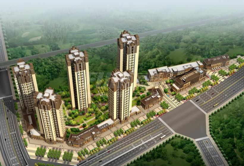 中国铁建锦江国际花园总平图