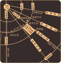 成都绿地中心云玺468区位图绿地468