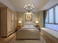 中铁鹭岛艺术城样板间图西班牙A1主卧