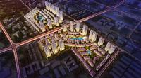 叠香庄园（悦府）效果图夜景总平图