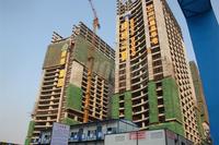 绿地之窗实景图工程进度