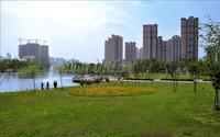 海骏达蜀都1号凯悦实景图公园景观