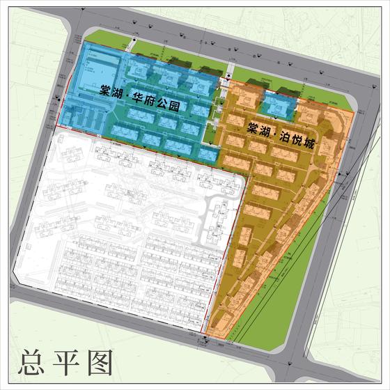 棠湖·华府公园1期总平图