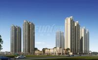 碧桂园城市花园效果图白天远景