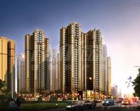 中铁瑞城西郡英华2期中铁格拉斯效果图高层效果