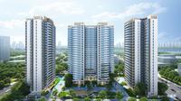 龙泉驿深业泰富广场2期效果图住宅外立面效果图