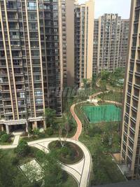 招商中央华城实景图雍华府2期网球场鸟瞰实景