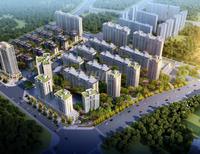 翡翠滨江1期效果图鸟瞰图