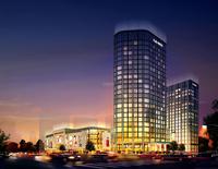 乐成新世纪小商品企业展示中心1期效果图夜景