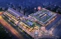 予乐高桥彩虹广场1期效果图夜景鸟瞰