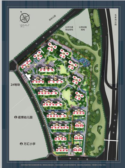 玖苑府1期总平图
