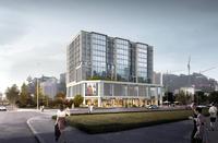 都江堰市公交大厦1期效果图都江堰市公交大厦