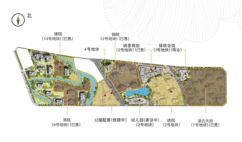 万科·天府锦绣小区2期总平图