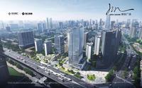 锦发南广场、锦发北广场1期效果图建筑立面3