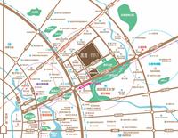 源滩城1期效果图区位图