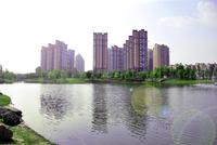 海骏达蜀都1号凯悦实景图河滨景观