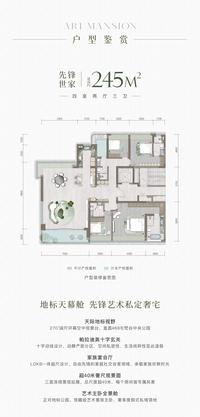 启樾天玺花园1期效果图245户型图