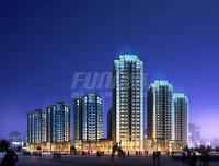 唐人街效果图唐人街·唐安首玺夜景