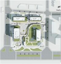 中国铁建广场效果图项目效果图
