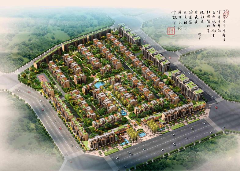 中铁汉嘉御景总平图