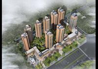 和信香榭澜郡效果图鸟瞰效果图