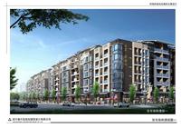 祥瑞府繁华里效果图住宅临街透视图