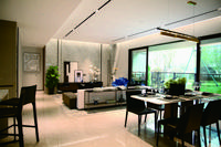 五矿西棠雅园1期样板间图客厅