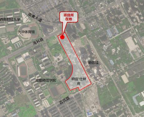 仕林台名邸1期区位图