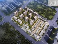 溪府鸿雲小区1期效果图鸟瞰图