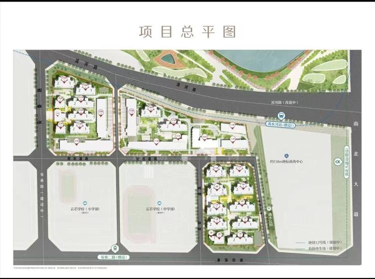 中骏湾璟壹号小区总平图