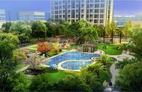 宇众悦城效果图园林景观效果图