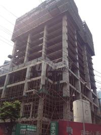 华惠财智时代大厦实景图工程进度