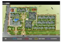 钱江凤凰城(青白江)效果图总平图