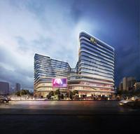 和美菁蓉广场1期效果图鸟瞰图
