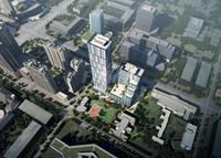 恒瑞新川中心2期效果图建筑效果图1