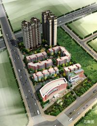 中满春花苑效果图鸟瞰图