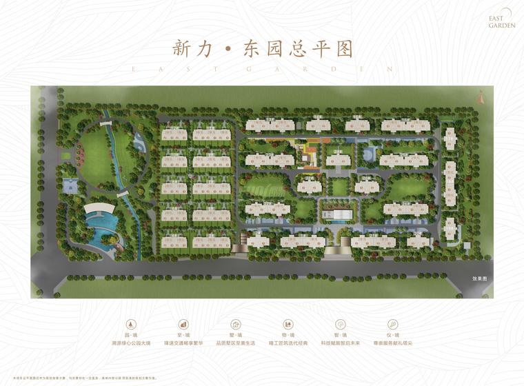 新力东园1期总平图