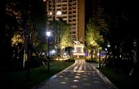 成都嘉和世纪城1期实景图小区夜景