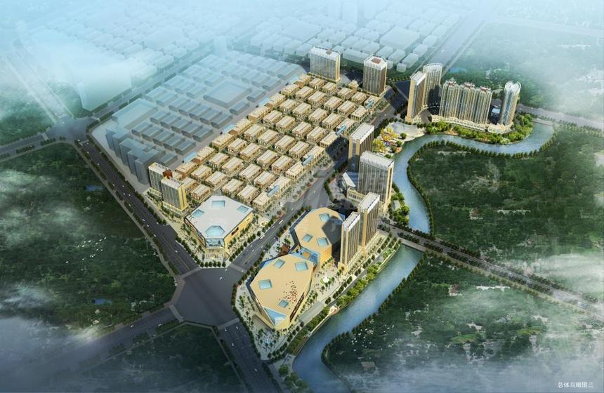 金勤五金机电配送市场总平图