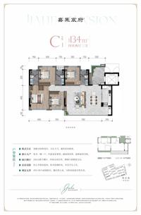 嘉禾宸府1期效果图户型图