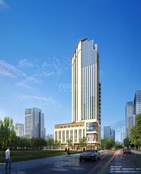 西部旅游运营中心1期效果图外立面效果图
