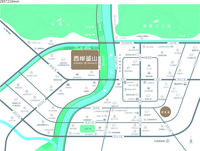 西岸鉴山府1期区位图区位图