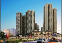 洲际春天广场效果图临凤凰街透视图