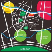 蜀尚雅筑1期区位图区位图