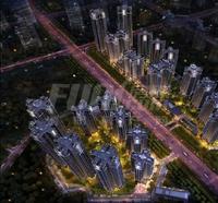 万科海悦汇城效果图整体鸟瞰图