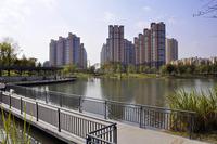 海骏达蜀都1号凯悦实景图河滨景观
