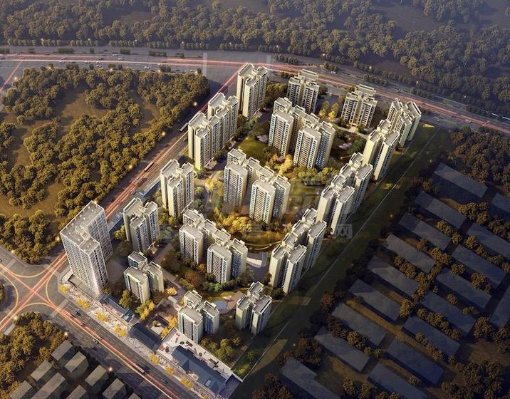 阳光城/融创中国/雅居乐·简阳·樾江来1期总平图