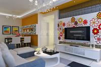 淮洲明珠1期样板间图装修示意图