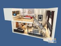 华惠财智时代大厦效果图户型效果图